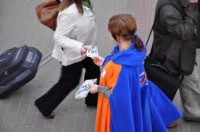 Dam pracę w Niemczech bez języka dla studentów Berlin rozdawanie ulotek